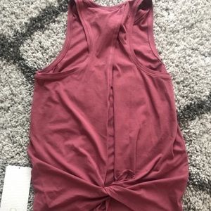 Lululemon all tied up tank so merlot 8